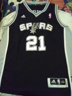 SPURS JERSEY SIZE XL YOUTH STITCHED 