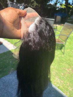 22ā Kinky Straight 360 HD Lace Human Hair Wig ā 200% Density