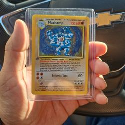 Pokémon Machamp1995 1st Edition 