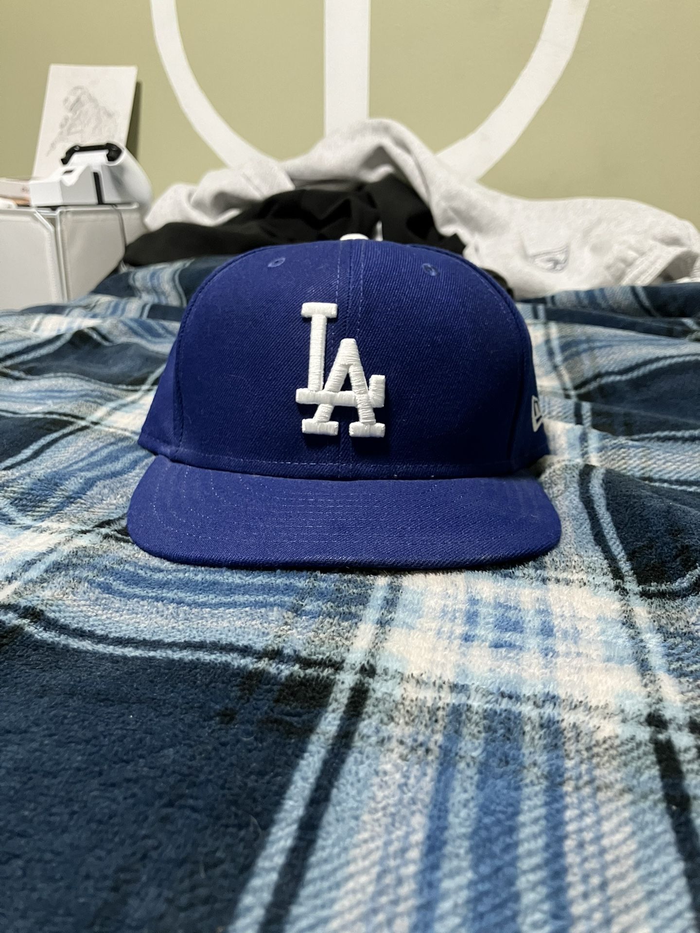 New Era Los Angeles Dodgers Basic Snapback Adjustable Cap - Royal Blue
