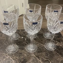 Marquis by Waterford, six wine glasses crystal in good shape