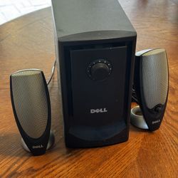 Dell Computer Speakers With Subwoofer 