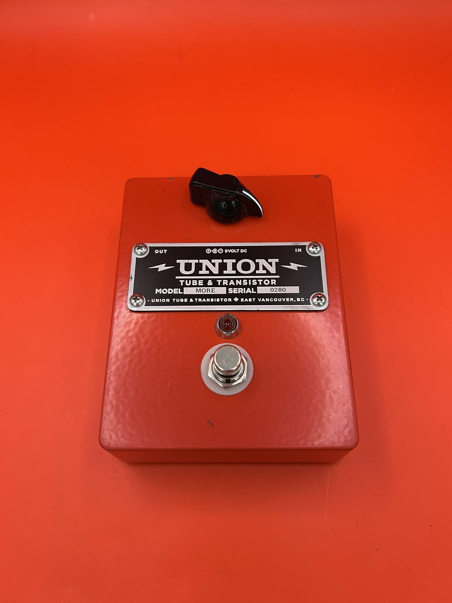 Union Tube & Transistor Guitar Pedal “MORE” Edition