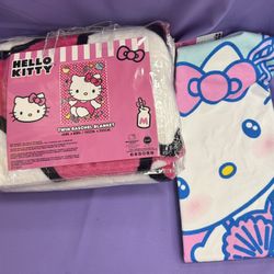 Hello Kitty Twin Blanket & Beach Towel 