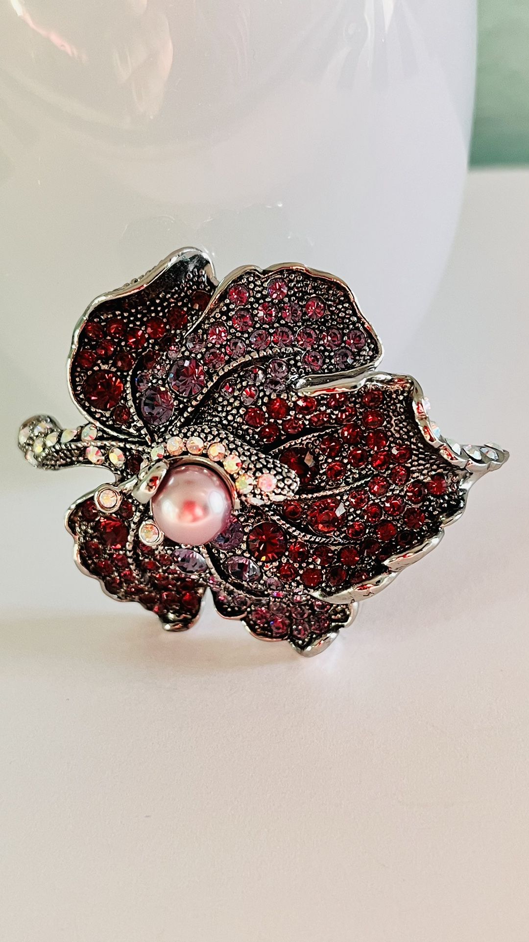 Vintage Nancy Nelson Thailand Brooch Pendant 