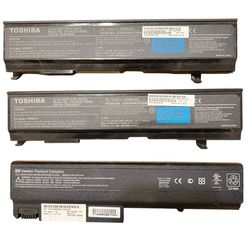 Three laptop batteries