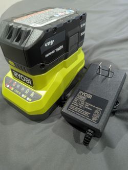 Ryobi r.oAh battery starter kit