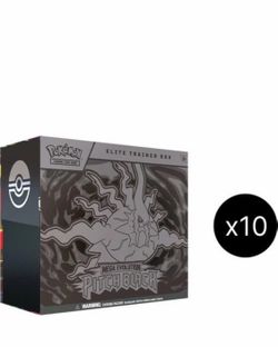 Pokémon TCG Mega Evolution: Pitch Black Elite Trainer Box (Factory Sealed Case)