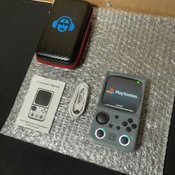 R36TMAX Upgraded Retro Handheld Game Console W/ 4000mAh Battery, 4.0'' IPS Screen, Retro Gaming Console W/ Portable Case, Supports WiFi Networked 