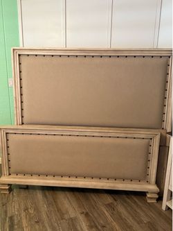 Queen headboard/footboard & dresser