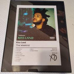 The Weeknd Frames 11 in x 14 inch GLASS 
