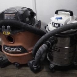 Ridgid vacuum & hart vacuum