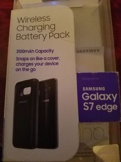 Samsung Galaxy S7 edge wireless charging portable battery pack 3100mAh