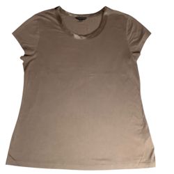 Banana Republic Brown Stretch Tee XL Short Sleeve Rayon Tencel Blend Top