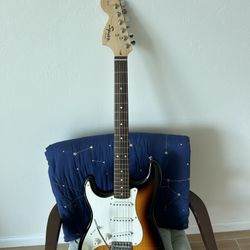 strat squire fender affinity series lefty electric guitar