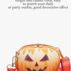 Halloween Pumpkin Crossbody Bag 