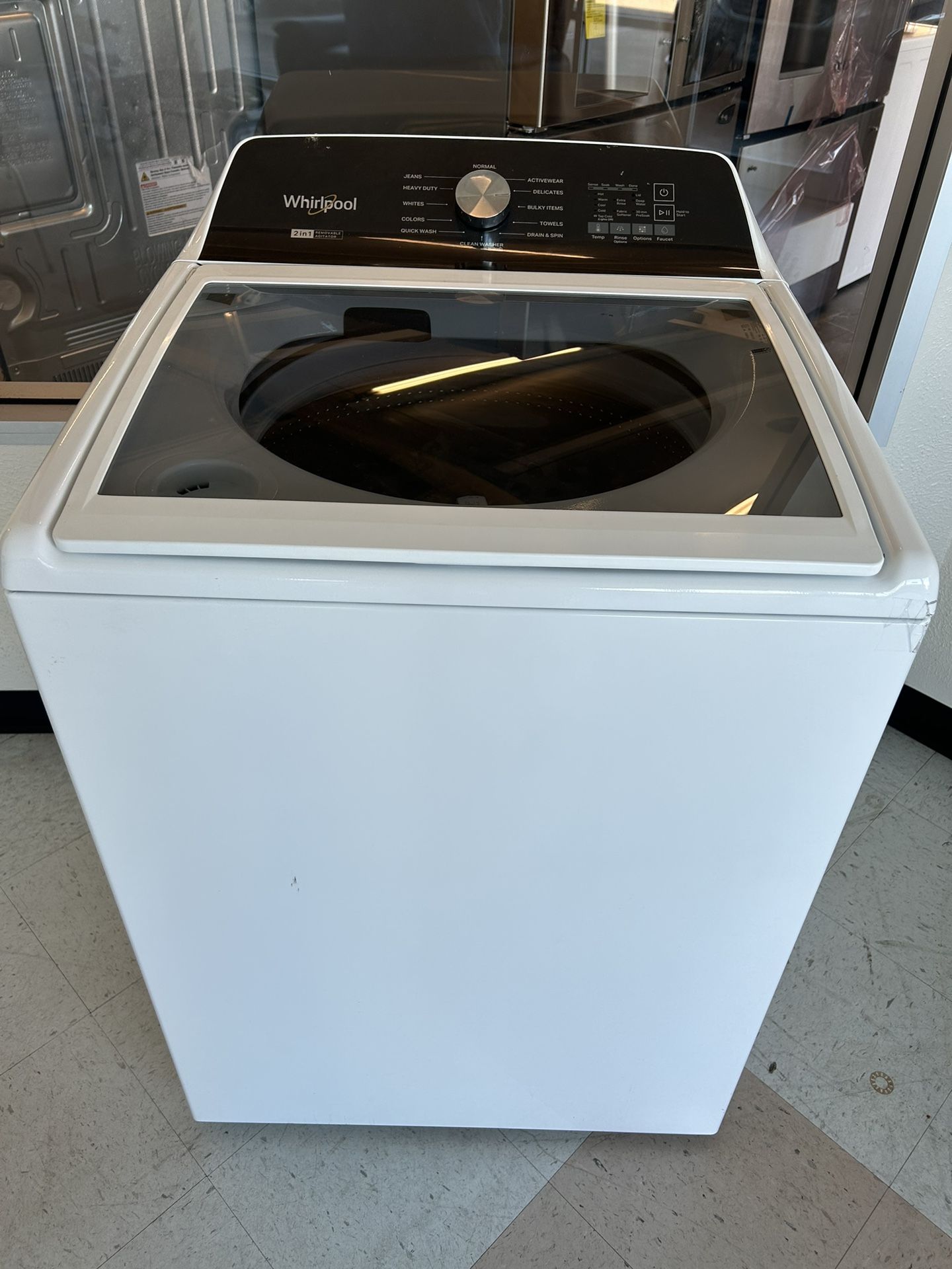 ❄️Never Used 4.7 Cubic Ft WHIRLPOOL Top Load Washer❄️