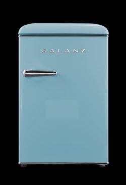 Mini Fridge Galanz 2.5 Cu Ft Retro Single Door Compact Refrigerator Blue