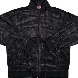 Supreme x Nike Velour Track Jacket 'Black'