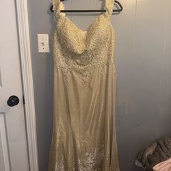 Gold Women’s Dress