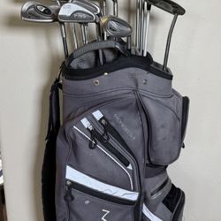 Ping Titleist Nike Hand Picked Mixed Club Set. RH R Flex. MaxFli 14-way Bag.