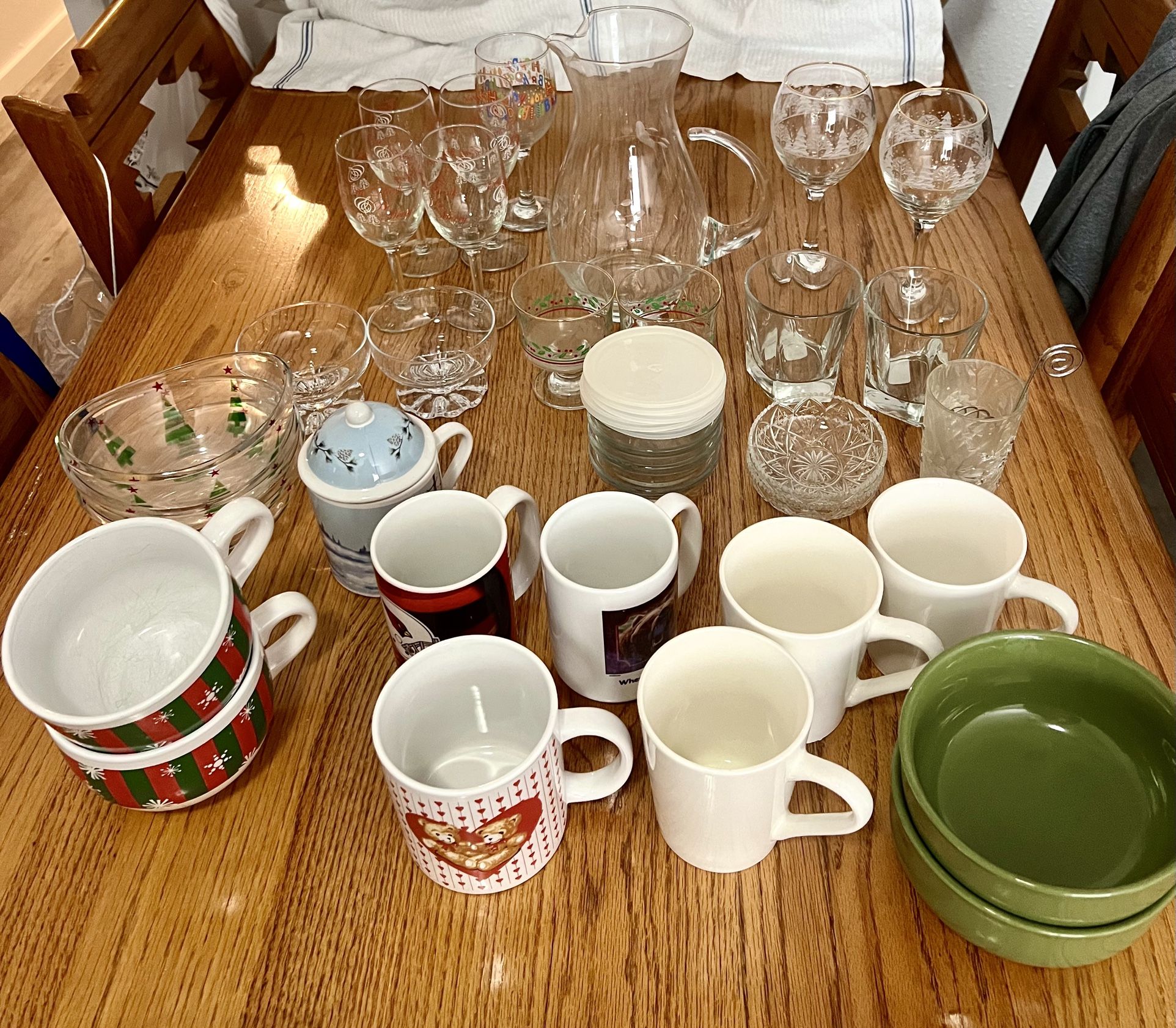 Glass And Ceramic Serving Ware