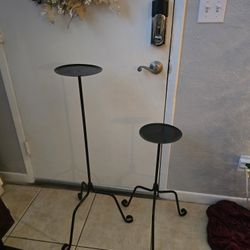 Wrought Iron Heavy Duty Ballard Designs Candle/Lantern Holders