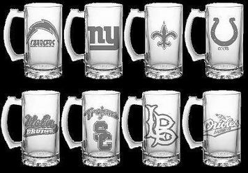 Glass mugs