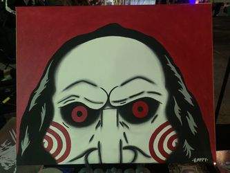 Saw (Billie) Acrylic Painting ! 