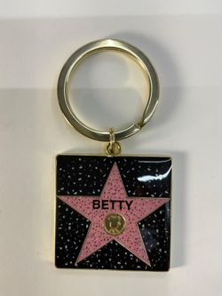 Betty star keychain Hollywood Walk of Fame