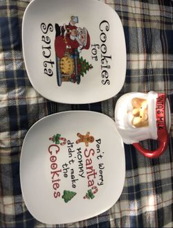 Santa Plate & Mug Set
