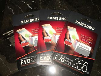 OEM SAMSUNG SD CARD 256GB EVO PLUS CLASS 10