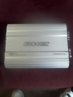 Audio Bank Monoblock 5000watts