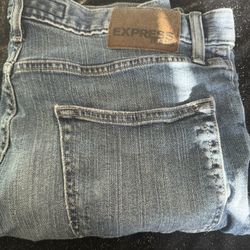 Great Condition Express Jeans Rocco Slim Fit Straight Leg 32x30 