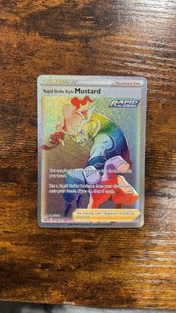 Rapid Strike Style Mustard 176/163 Pokemon