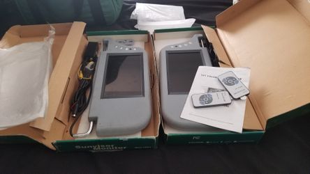 Right and left Sunvistor Moniter