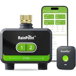 Rainpoint Sprinkler 2 Zone Timer New 