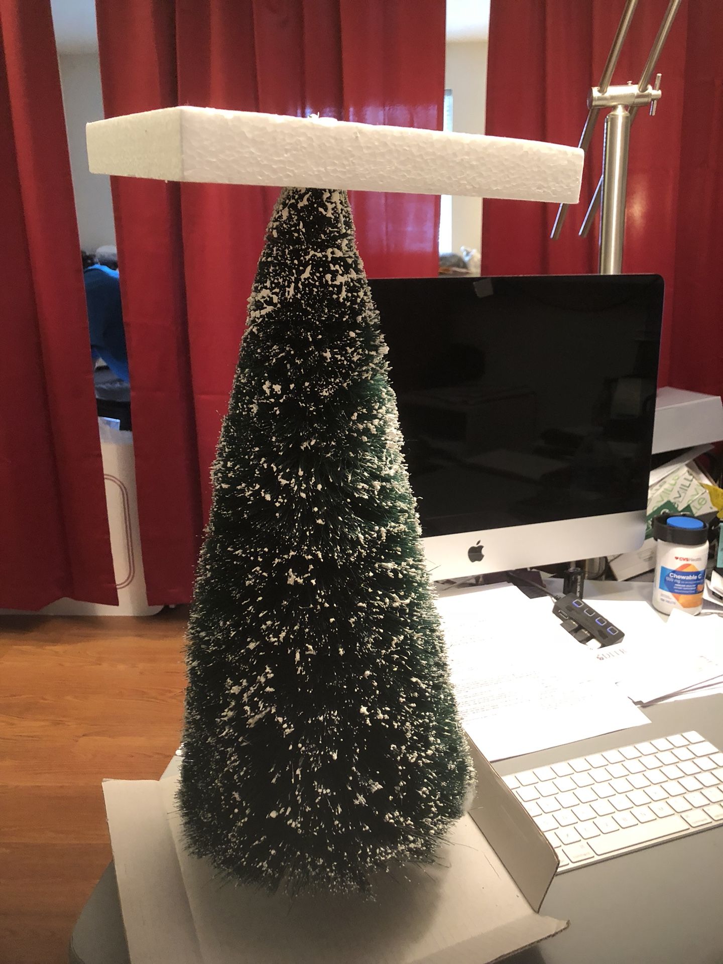 Fake Christmas tree decor 20 inches high