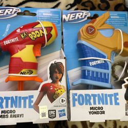 Nerf Fortnite Micro Guns $20 For Both 