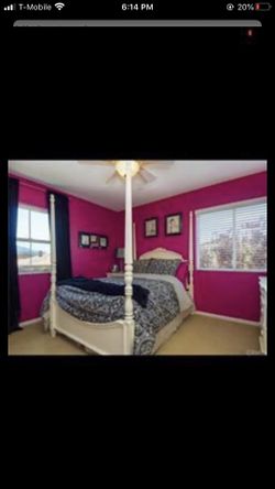 Beautiful Thomasville full size bedroom furniture 7 pieces