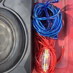 10" 800W Underseat Subwoofer Car/Truck with Double Speakers(Bass and Tweeter), Audio Sub Built in Amplifier,Remote Control and Enclosure(8" Speaker Si