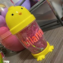 Customized Easter Chick Cup