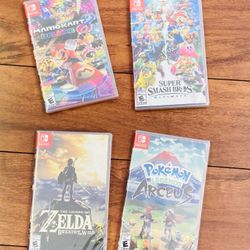Brand New - Nintendo Switch Games - Sealed - Bundle Price - $200 