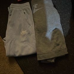 Nike Gray/ Light Blue Sweat Suit (KIDS L+/XL)