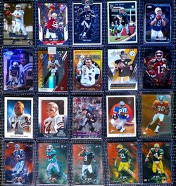 Tom brady, Barry Sanders, Peyton Manning and more NFL Legends Card Lot
