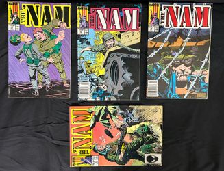 Vtg. 1980s Marvel War Comics THE NAM