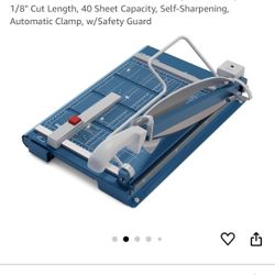 Dahle 564 Premium Guillotine Trimmer w/Laser Guide, 14-1/8" Cut Length, 40 Sheet Capacity, Self-Sharpening, Automatic Clamp, w/Safety Guard Style: Cut