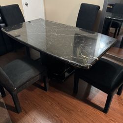 Real marble table