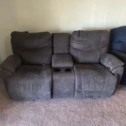 Electric Recliner Couch - Both Sides Recline