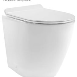 Swiss Madison Well Made Forever SM-WT514 St. Tropez Back to Wall Toilet in Glossy White